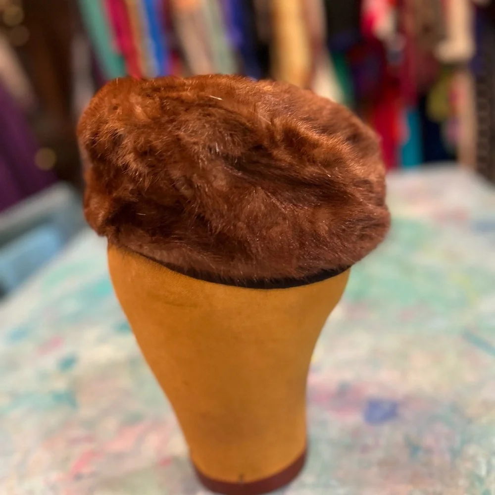 Mid Century Fur Barrette
